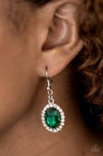 Load image into Gallery viewer, The Fame of the Game Green Earrings