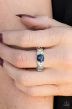 Load image into Gallery viewer, The Front Runner Blue Skinny Band Ring