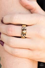 Load image into Gallery viewer, The Front Runner Brass Skinny Band Ring