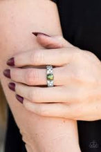 Load image into Gallery viewer, The Front Runner Green Skinny Band Ring