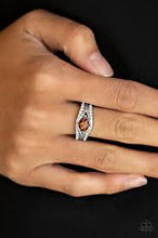 Load image into Gallery viewer, The Insider Brown Skinny Band Ring