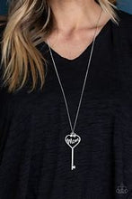 Load image into Gallery viewer, The Key To Mom's Heart Pink Necklace