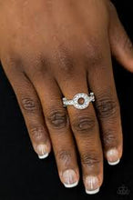 Load image into Gallery viewer, The One and Only Sparkle White Skinny Band Ring