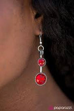 Load image into Gallery viewer, The Sparkest Hour Red Earrings