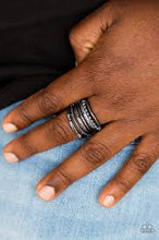 Load image into Gallery viewer, The Steel of the Night Black Ring - Angie's $5.00 Bling