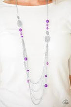 Load image into Gallery viewer, The Summertime of Your Life Purple Necklace - Angie's $5.00 Bling