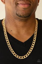 Load image into Gallery viewer, The Underdog Gold Men&#39;s Necklace