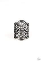 Load image into Gallery viewer, The Way You Make Me Frill Black Ring - Angie's $5.00 Bling