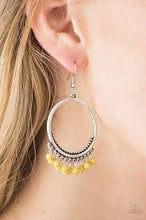 Load image into Gallery viewer, The World is a Jungle Yellow Earrings