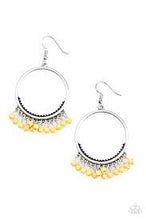 Load image into Gallery viewer, The World is a Jungle Yellow Earrings