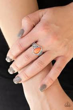 Load image into Gallery viewer, The Zest of Intentions Orange Skinny Band Ring