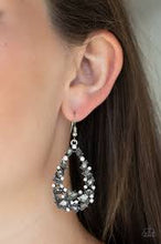 Load image into Gallery viewer, To Bedazzle or Not to Bedazzle Silver Earrings