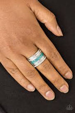 Load image into Gallery viewer, Top Dollar Blue Ring - Angie's $5.00 Bling