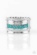 Load image into Gallery viewer, Top Dollar Blue Ring - Angie's $5.00 Bling
