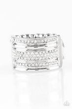 Load image into Gallery viewer, Top Dollar Drama White Ring - Angie&#39;s $5.00 Bling