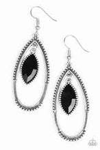 Load image into Gallery viewer, Top Rank Black Earrings