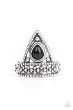 Load image into Gallery viewer, Tropical Escapade Black Skinny Band Ring - Angie's $5.00 Bling