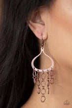 Load image into Gallery viewer, Total Net Revenue Copper Earrings