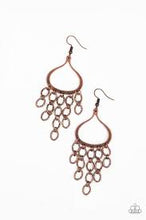 Load image into Gallery viewer, Total Net Revenue Copper Earrings