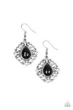 Load image into Gallery viewer, Totally Glown Away Black Earrings