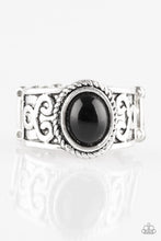 Load image into Gallery viewer, Totally Tidal Black Ring - Angie's $5.00 Bling