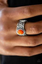 Load image into Gallery viewer, Totally Tidal Orange Ring - Angie's $5.00 Bling