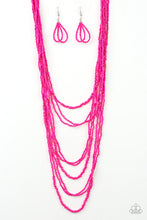 Load image into Gallery viewer, Totally Tonga Pink Seed Bead Necklace