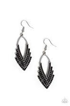 Load image into Gallery viewer, Tour de Force Black Earrings