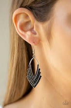 Load image into Gallery viewer, Tour de Force Black Earrings