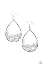 Load image into Gallery viewer, Town Car White Earrings