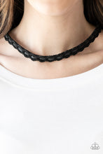 Load image into Gallery viewer, Track Tracker Black Choker - Angie&#39;s $5.00 Bling