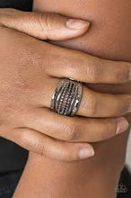 Load image into Gallery viewer, Trailblazin Trails Black Ring - Angie's $5.00 Bling