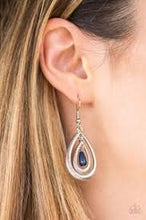 Load image into Gallery viewer, Tranquil Teardrops Blue Earrings