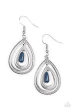 Load image into Gallery viewer, Tranquil Teardrops Blue Earrings