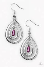 Load image into Gallery viewer, Tranquil Teardrops Purple Earrings