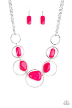 Load image into Gallery viewer, Travel Log Pink Necklace