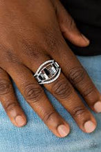 Load image into Gallery viewer, Treasure Chest Charm Black Ring - Angie's $5.00 Bling