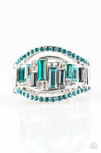 Load image into Gallery viewer, Treasure Chest Charm Blue Ring - Angie's $5.00 Bling