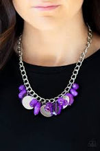 Load image into Gallery viewer, Treasure Shore Purple Necklace - Angie's $5.00 Bling