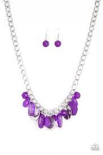 Load image into Gallery viewer, Treasure Shore Purple Necklace - Angie's $5.00 Bling