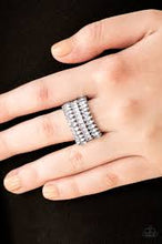 Load image into Gallery viewer, Treasury Fund White Ring - Angie's $5.00 Bling