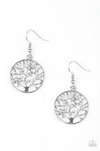 Load image into Gallery viewer, Tree Ring Circus Silver Earrings