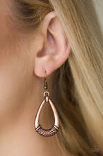 Load image into Gallery viewer, Trending Texture Copper Earrings