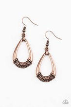 Load image into Gallery viewer, Trending Texture Copper Earrings