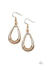 Load image into Gallery viewer, Trending Texture Gold Earrings