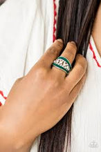 Load image into Gallery viewer, Trending Treasure Green Ring - Angie's $5.00 Bling
