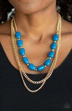 Load image into Gallery viewer, Trend Status Blue Necklace