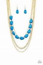 Load image into Gallery viewer, Trend Status Blue Necklace