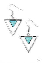 Load image into Gallery viewer, Triassic Princess Turquoise Earrings