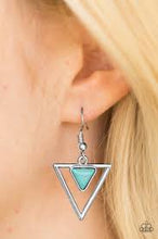 Load image into Gallery viewer, Triassic Princess Turquoise Earrings